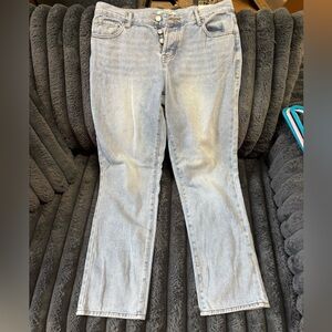 PacSun Light Blue Low Rise Straight Leg Women's Jeans